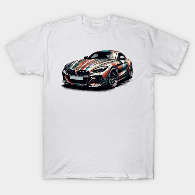 BMW Z4 T-Shirt by Vehicles-Art